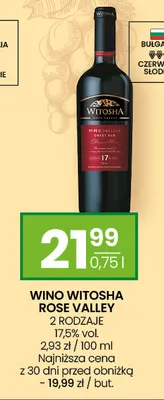 Wino Witosha Rose Valley promocja w Twój Market