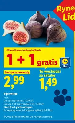Figi świeże Ryneczek Lidla promocja w Lidl