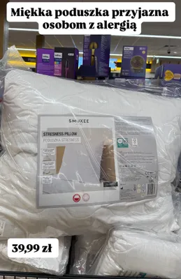 Poduszka stresness 70x80 cm promocja w Biedronka