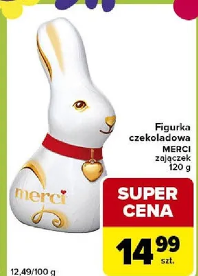Figurka czekoladowa zajączek promocja w Carrefour Express