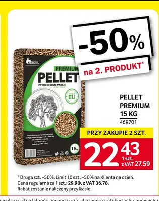 Pellet Premium Cer-Pol promocja w Selgros
