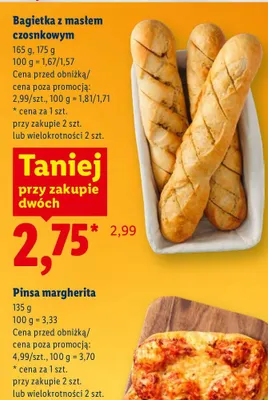 Pinsa margherita promocja w Lidl