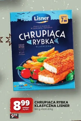 Chrupiąca rybka klasyczna Lisner promocja w Stokrotka