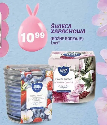 Świeca zapachowa (różne rodzaje) promocja w Arhelan