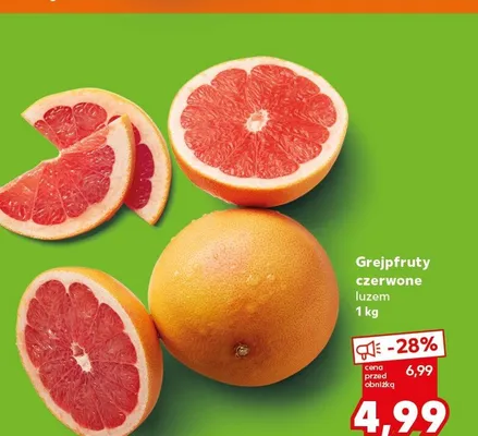 Grejpfrut czerwony promocja w Kaufland