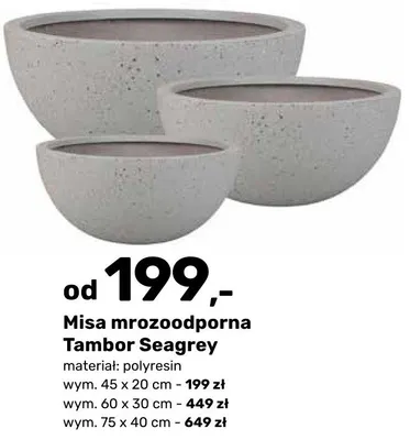 Misa mrozoodporna Tambor Seagrey promocja w Bricomarche