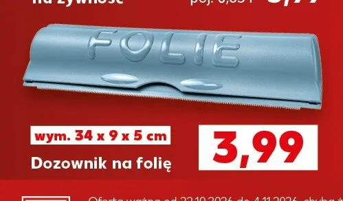 Dozownik na folię promocja w Kaufland