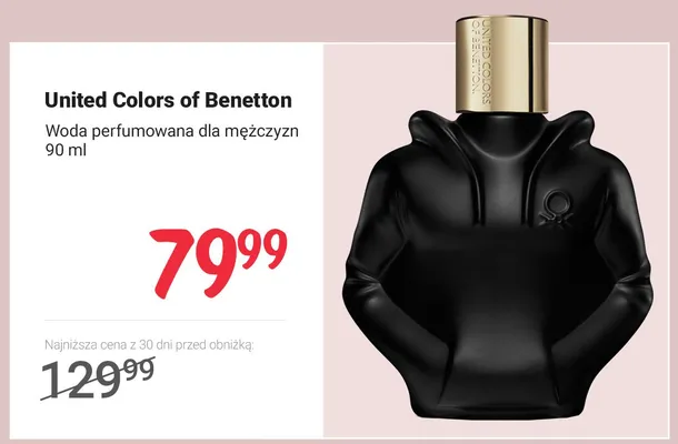 Woda perfumowana dla mężczyzn United Colors of Benetton promocja w Rossmann