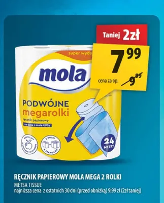 Ręcznik papierowy Mola Mega 2-pak promocja w Arhelan
