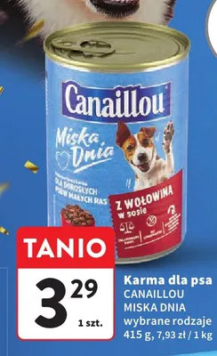 Karma dla psa Canaillou Miska Dnia promocja w Intermarche
