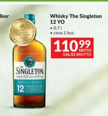 Whisky The Singleton 12 YO promocja w Makro