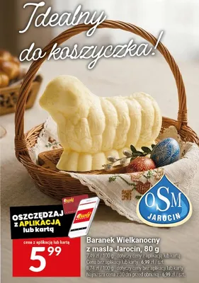 Baranek Wielkanocny z masła Jarocin promocja w Twój Market