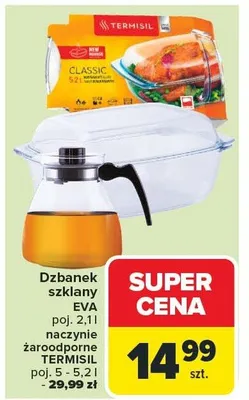 Dzbanek szklany EVA TERMISIL promocja w Carrefour