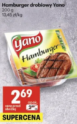 Hamburger drobiowy promocja w Delikatesy Centrum