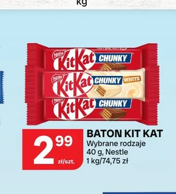 Baton KitKat promocja w Chorten