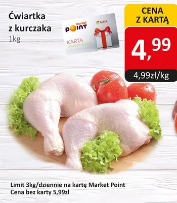 Ćwiartka z kurczaka promocja w Market Point