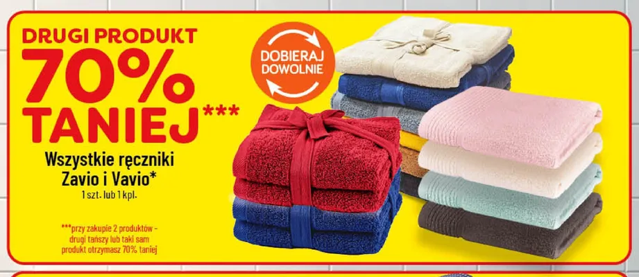 Ręcznik Vavio promocja w POLOmarket