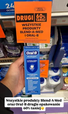 Pasta do zębów Oral-B Pro-Expert Profesjonalna Ochrona promocja w Biedronka