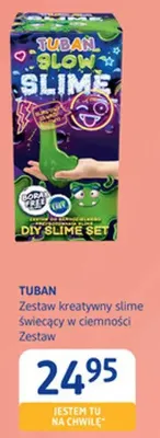 Zestaw kreatywny slime świecący w ciemności Tuban promocja w Drogerie DM