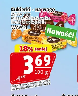 Cukierki Trufle w czekoladzie Wawel promocja w Prim Market