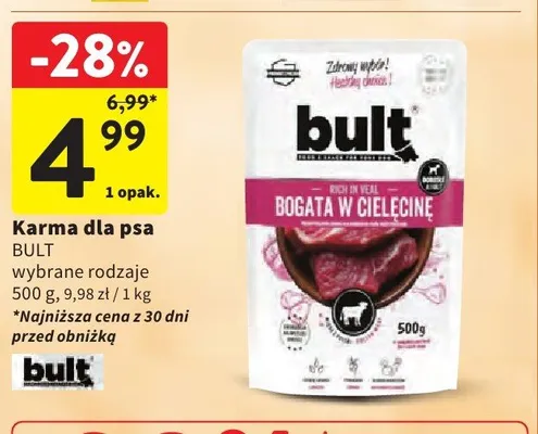 Karma dla psa Bult Bogata w cielęcinę promocja w Intermarche