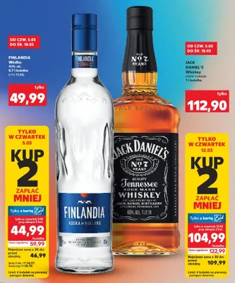 Whiskey różne rodzaje promocja w Kaufland