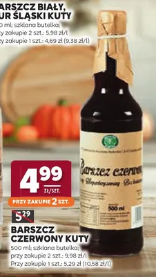 Barszcz czerwony Kuty promocja w Stokrotka