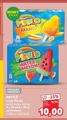 Lody Pirulo mango Nestlé 4-pak 70ml promocja w Kaufland