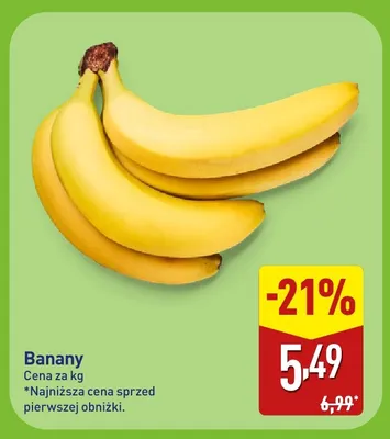 Banany promocja w Aldi