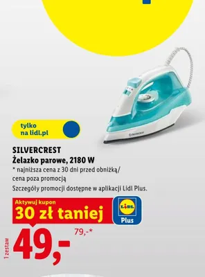 Żelazko parowe Silvercrest promocja w Lidl