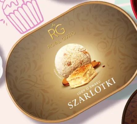 Lody o smaku szarlotki Royal Gusto promocja w POLOmarket