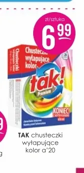 Chusteczki wyłapujące kolor Tak promocja w Drogerie Jasmin
