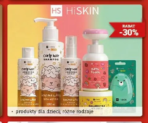 Produkty dla dzieci HS HiSkin promocja w Drogeria Kosmyk