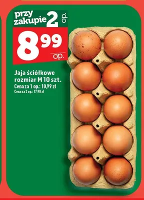 Jaja ściółkowe rozmiar M promocja w TOPAZ