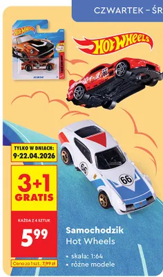 Samochodzik 5785 Hot wheels promocja w Biedronka