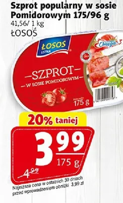 Szprot poplarny w sosie Pomidorowym promocja w Prim Market