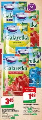 Galaretka Gellwe smak borówkowy promocja w Dino