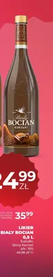 Likier Biały Bocian Kukułki promocja w Duży Ben