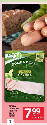 Szynka drobiowa w plastrach Dolina Dobra promocja w Selgros
