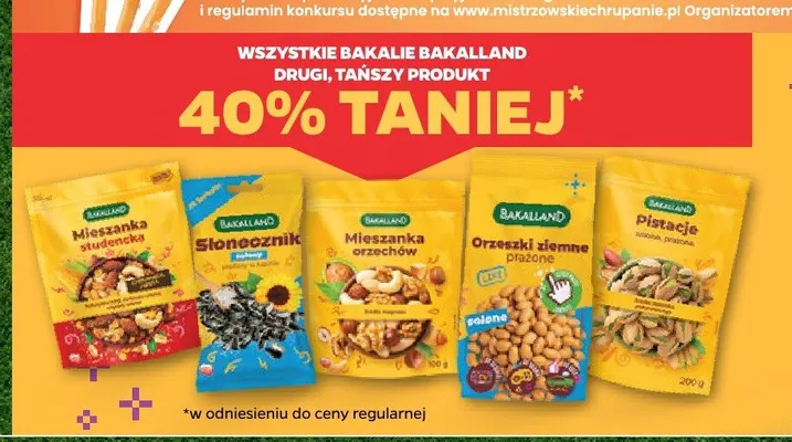 Mieszanka studencka Bakalland promocja w Netto