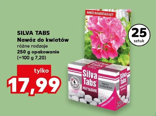 Nawóz do kwiatów Silva Tabs promocja w Kaufland