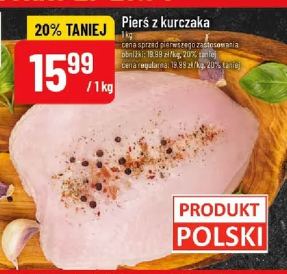 Pierś z kurczaka promocja w POLOmarket
