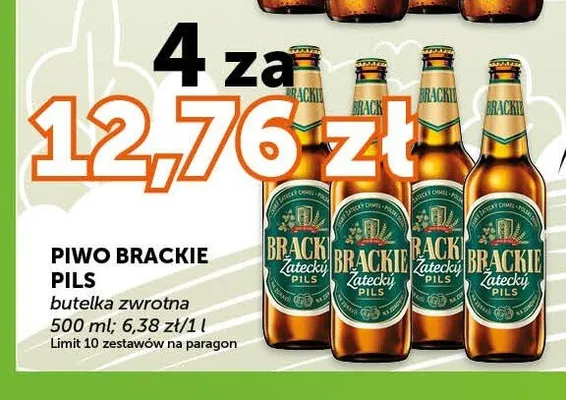 Piwo Brackie Pils promocja w Groszek
