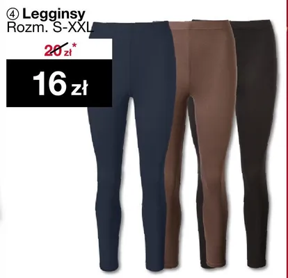 Legginsy Rozm. S-XXL promocja w Woolworth