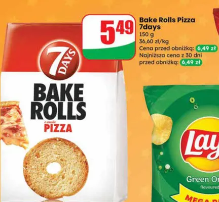Bake Rolls Pizza promocja w Dino