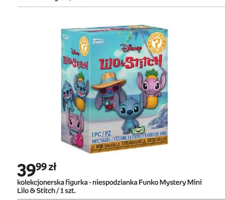 Figurka kolekcjonerska niespodzianka Funko Mystery Mini Lilo & Stitch promocja w Empik