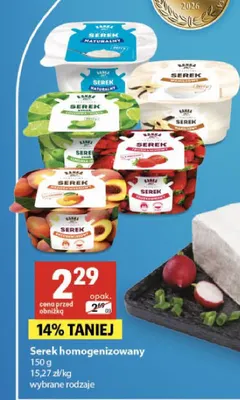 Serek homogenizowany limonka-mięta Kanka promocja w Delikatesy Centrum