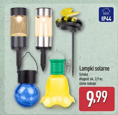Lampki solarne promocja w Aldi