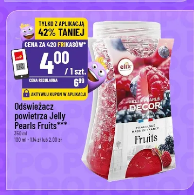 Odświeżacz powietrza Jelly Pearls Fruits Elix promocja w POLOmarket