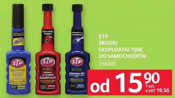 Środki eksploatacyjne do samochodów STP promocja w Selgros